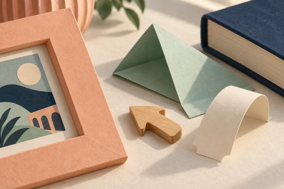 Illustrated objects from a TeamClueLab game
